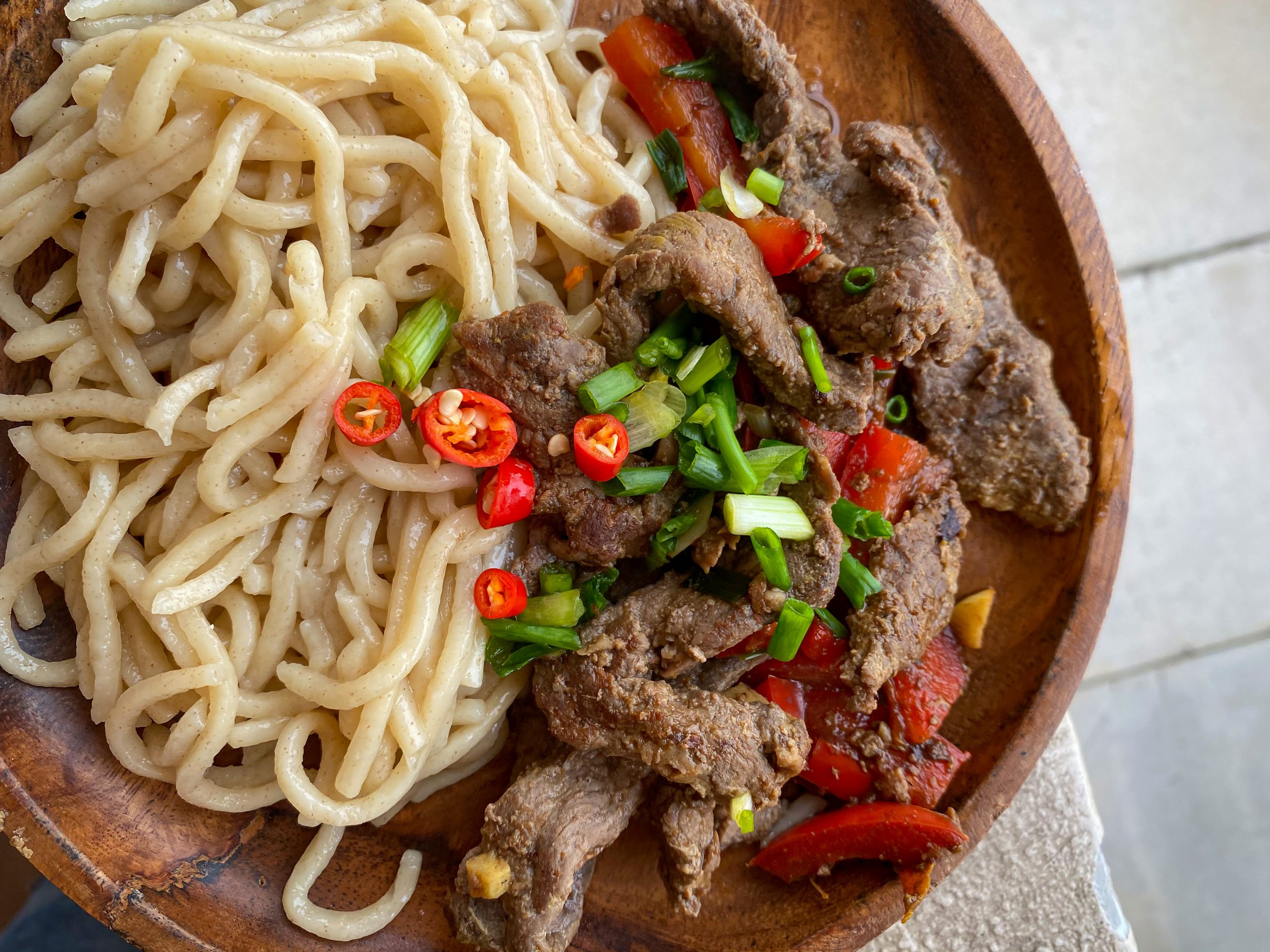 boeuf sauté sichuan